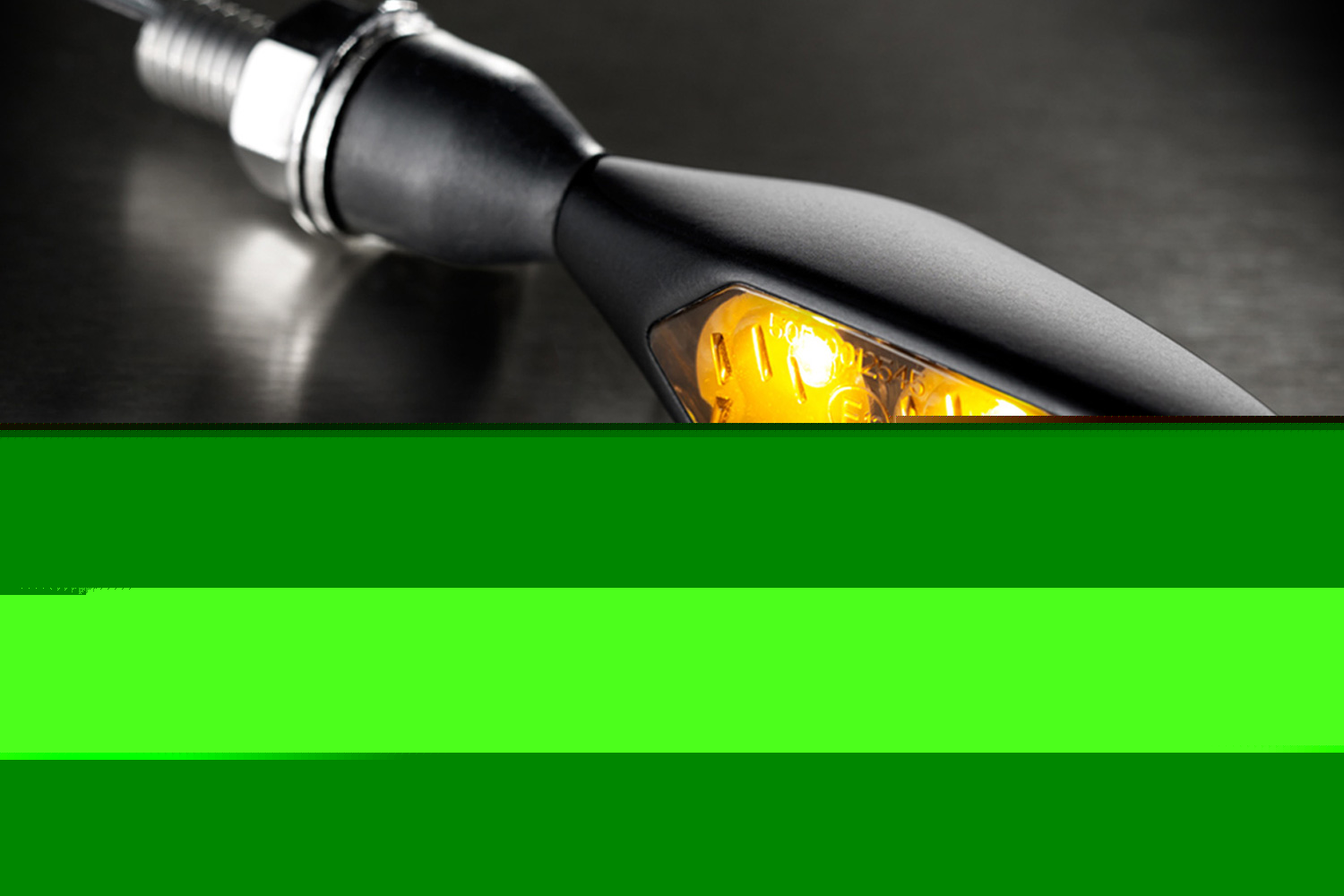 Wunderlich Blinker Halterung inkl. Kellermann Rhombus S DF Blinker