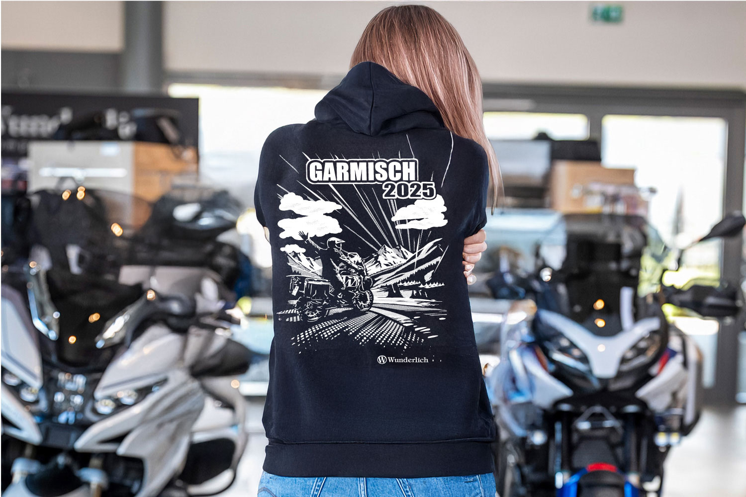 Wunderlich Hoodie Garmisch 2025 – Damen