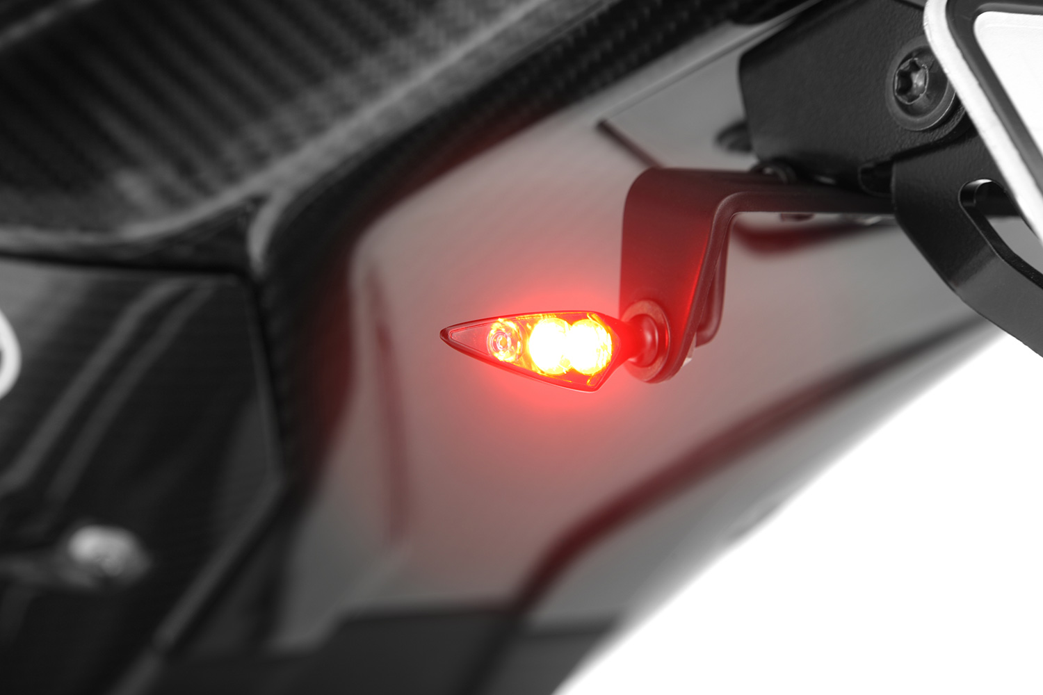 Clignotants Moto Pour BMW F650GS, R1200GS, K1300R... - Boîtier Noir, Lentille Claire, Ampoule Rouge Incluse