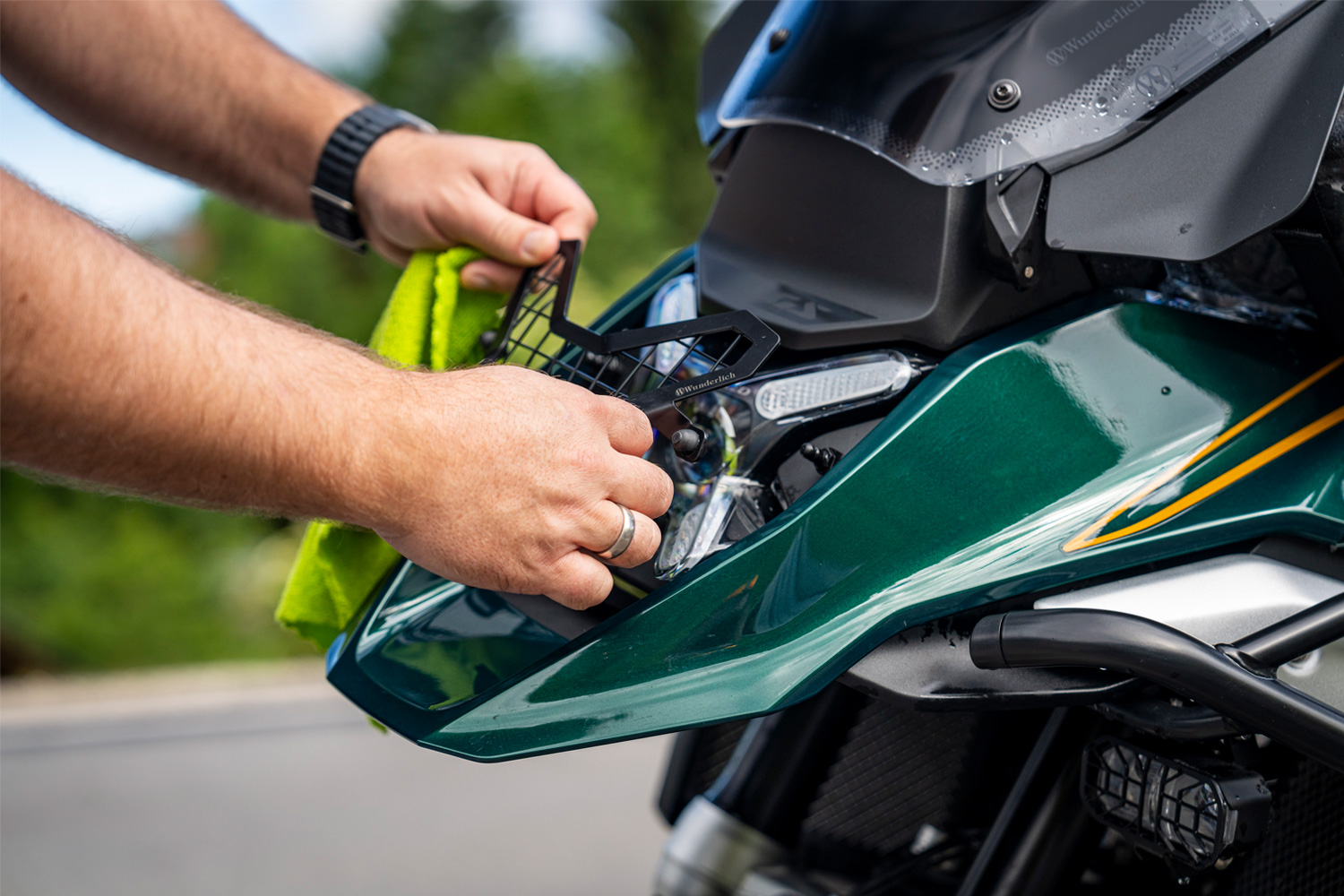 Wunderlich Scheinwerferschutzgitter abnehmbar R 1300 GS