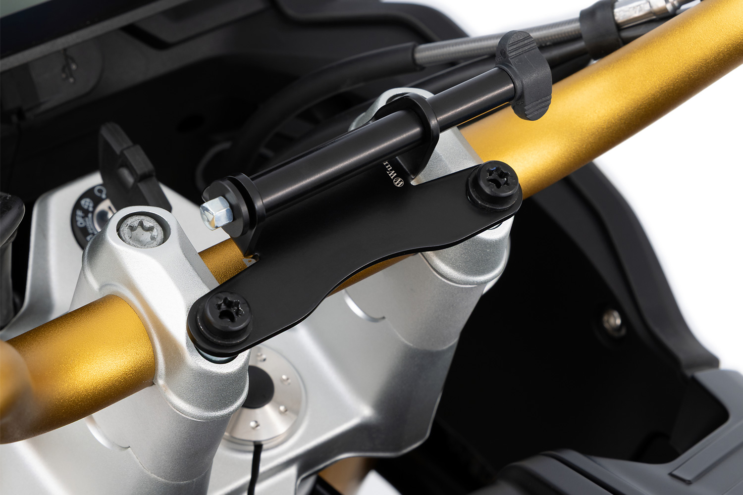 Wunderlich Geräteträger Lenkerklemmung mit Lenkererhöhung F 450 GS