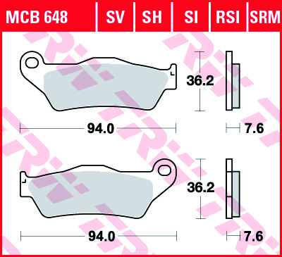 GDB1814 TRW COTEC 24332 Kit pastiglie freni Con contatto segnalazione