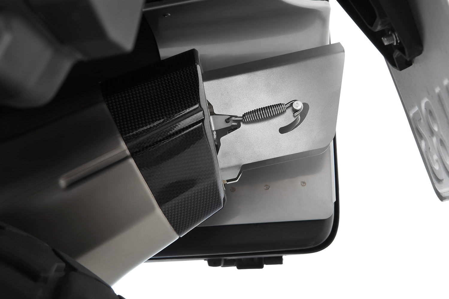 Deflector de escape Wunderlich GONZZOO para el silenciador Akrapovic