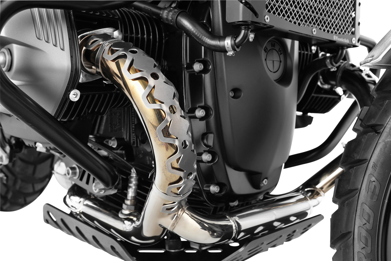 Garde-boue Arrière Pour BMW R1200GS LC / R1250GS Adventure (2013-2023) - ABS + Aluminium, Noir Mat, Protection Complète
