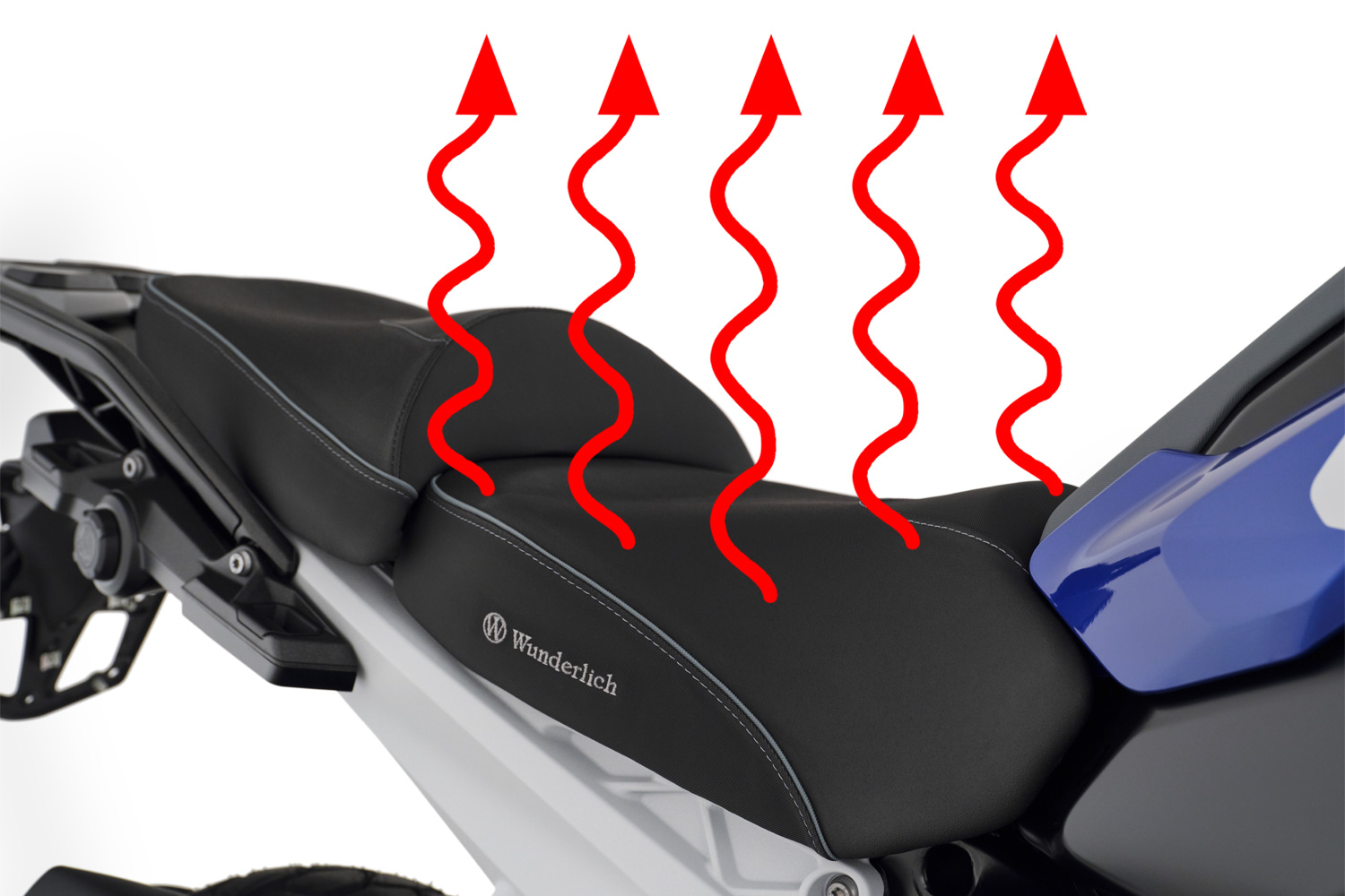 Wunderlich Fahrer Sitzbank AKTIVKOMFORT - mit Sitzheizung Smart Plug & Play R 1300 GS