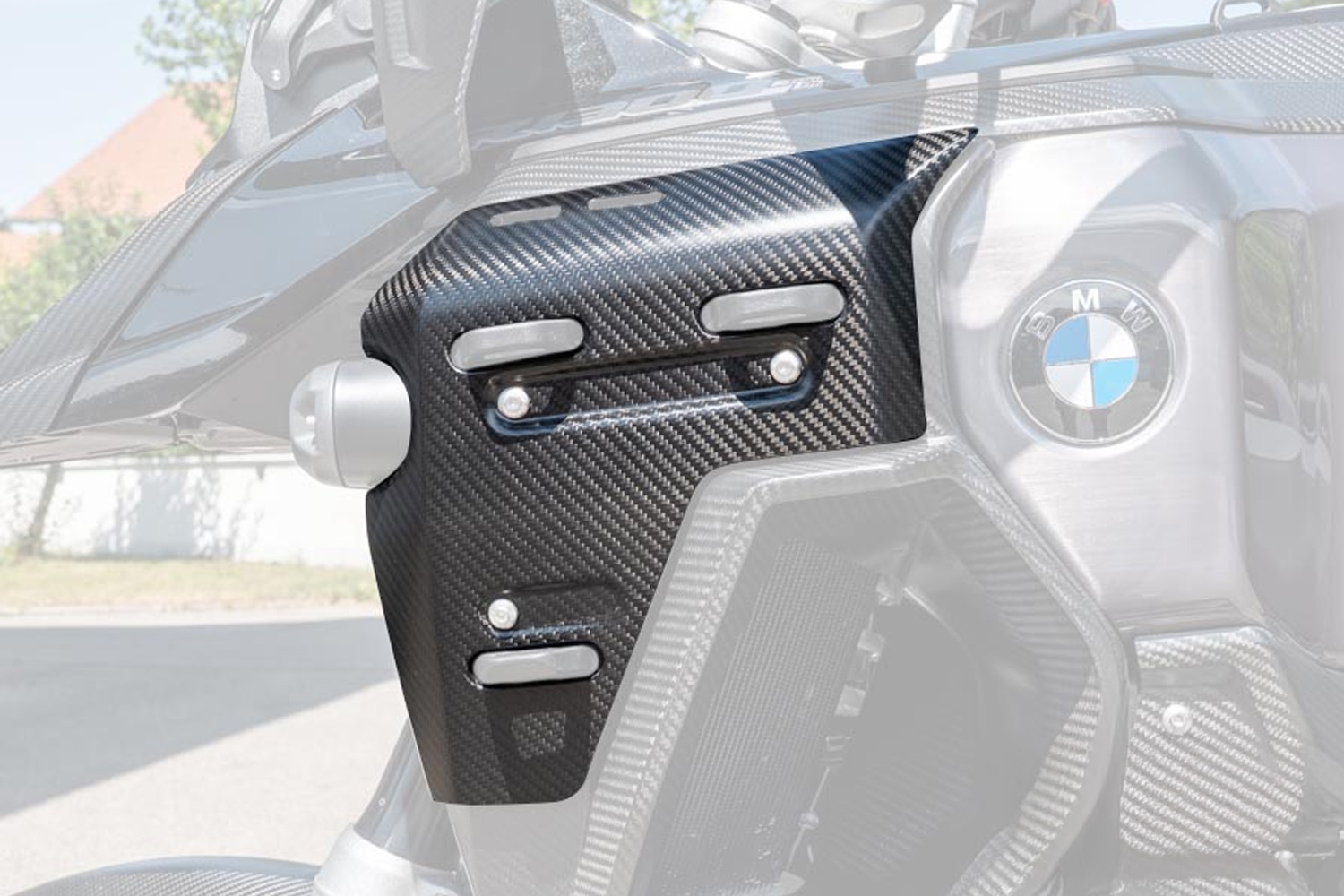 Cubierta de radiador Ilmberger con orificios para soportes de bolsas R 1300 GS Adv.