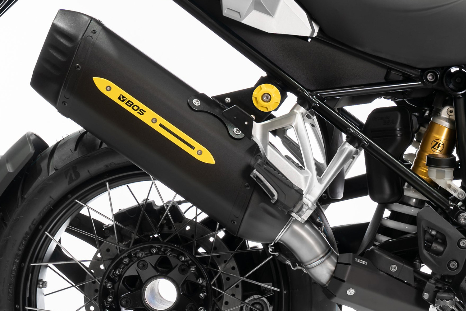 BOS Slip-On Silencer R 1250 GS + Adventure "Desert Fox