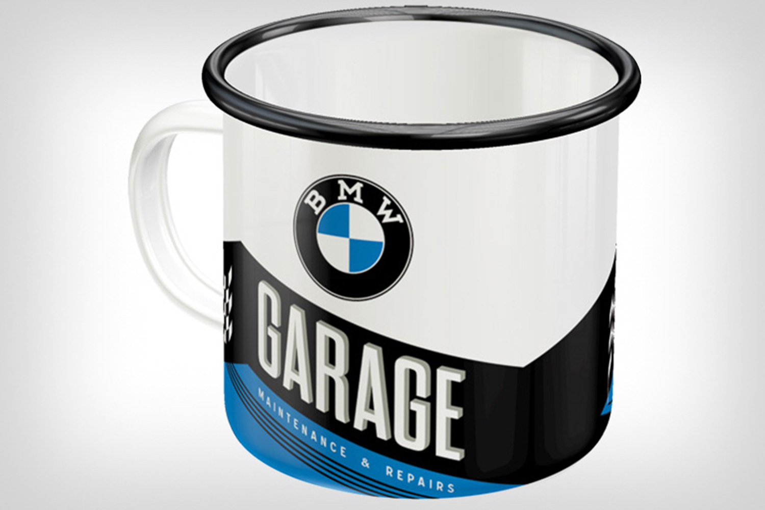 Emaille-Becher GARAGE von Nostalgic Art