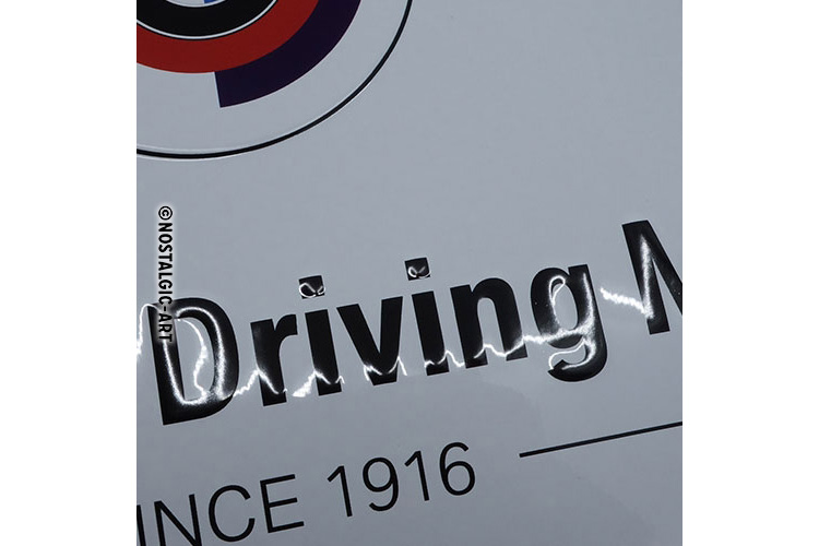 NOSTALGIC ART Plaque en métal 30x40 BMW Parking Only - Plaques en métal sur  les motos