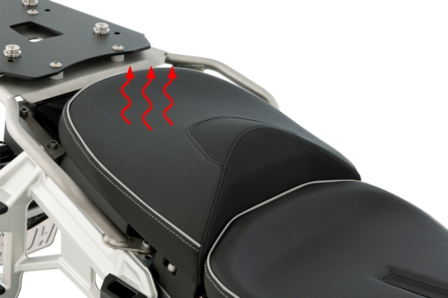 Sella passeggero Wunderlich AKTIVKOMFORT con riscaldamento sella Plug & Play R 1300 GS ADV