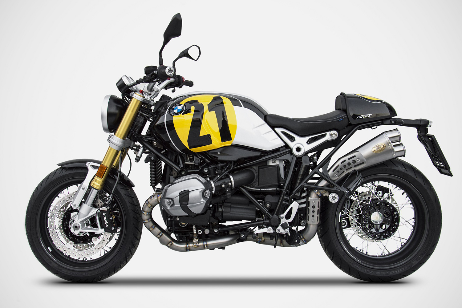 Silenciador trasero ZARD Slip-On R nineT «High Limited» (EURO 4)