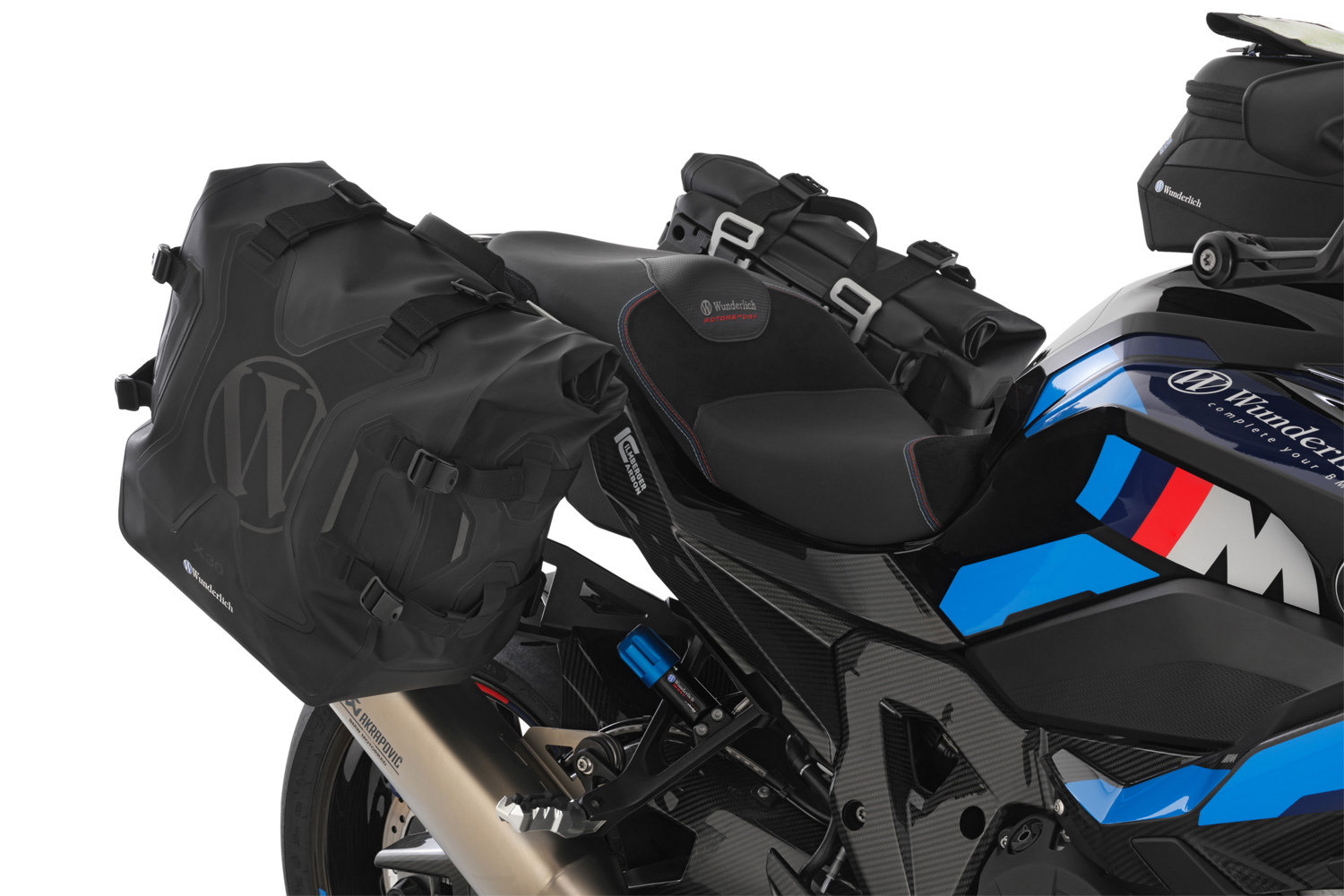 Wunderlich X-Gepäcksystem wasserfeste Seitentaschen mit Träger M 1000 XR