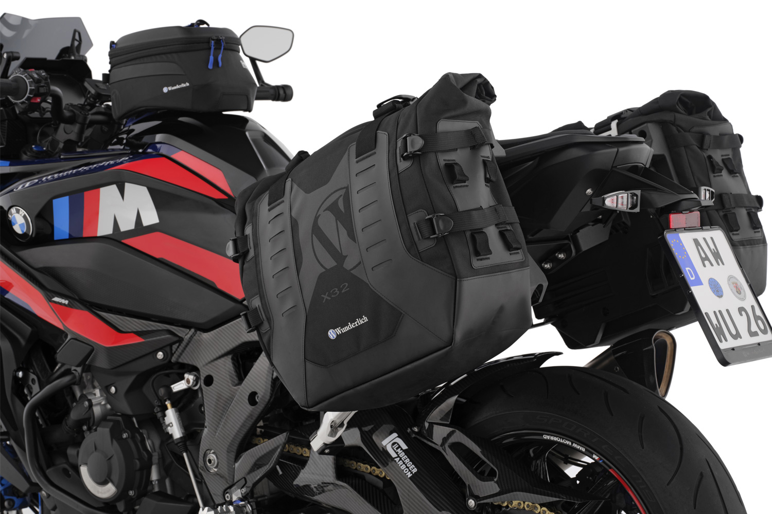 Wunderlich X luggage system side bag with carrier M 1000 XR