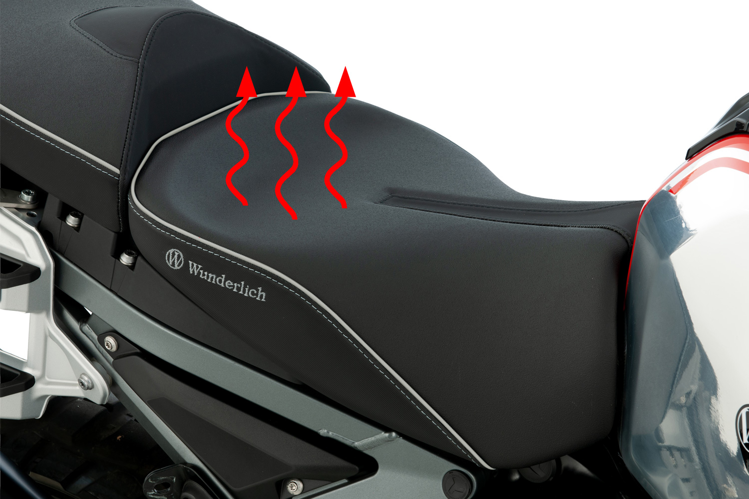 Sella pilota Wunderlich AKTIVKOMFORT con riscaldamento Smart Plug & Play R 1300 GS Adv.