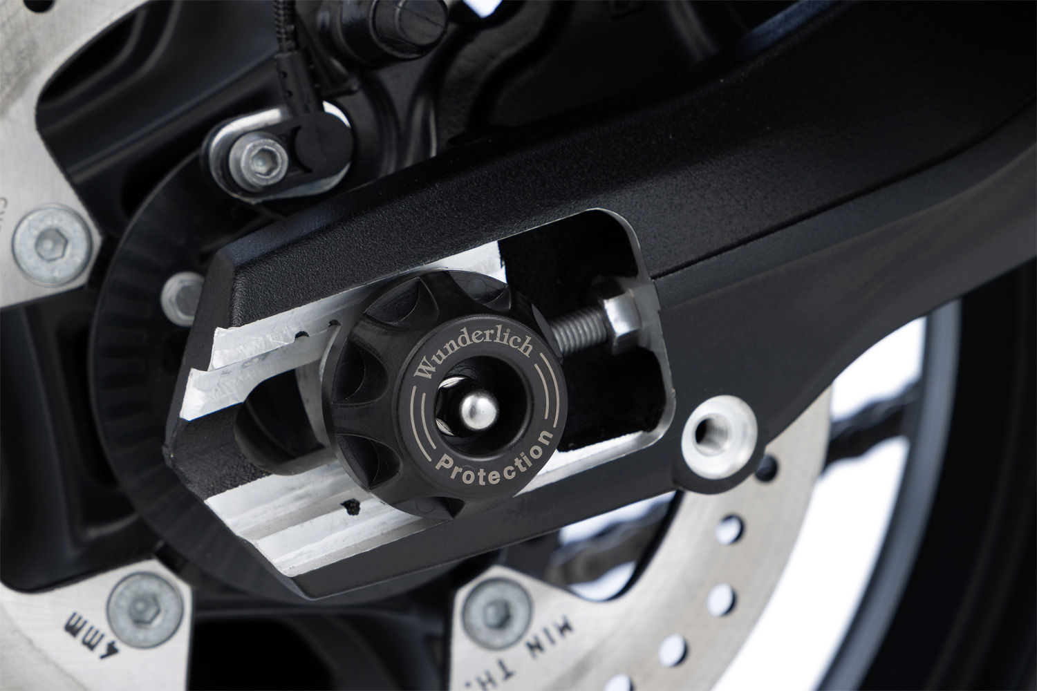 Wunderlich axle protection pads DOUBLESHOCK F 450 GS