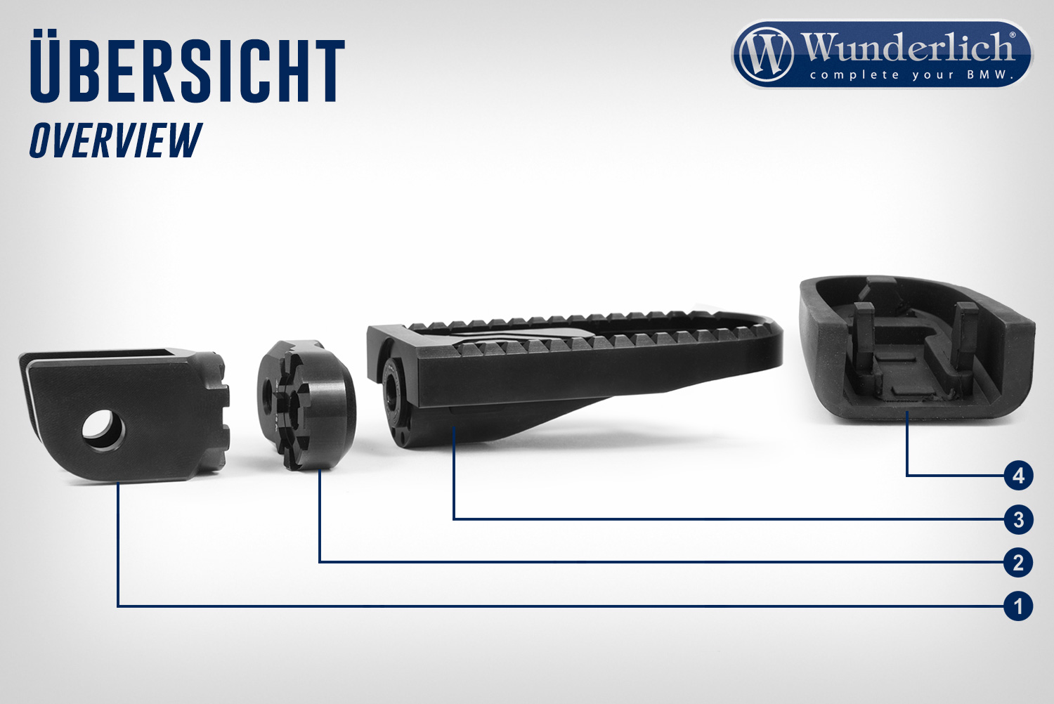 Wunderlich Vario-Gelenk EVO1 Fahrer (Paar)