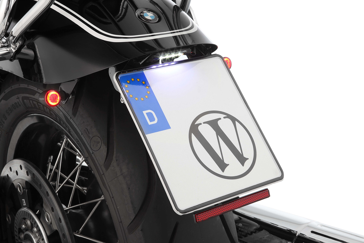 Wunderlich PURE tail conversion with indicator bracket R 18