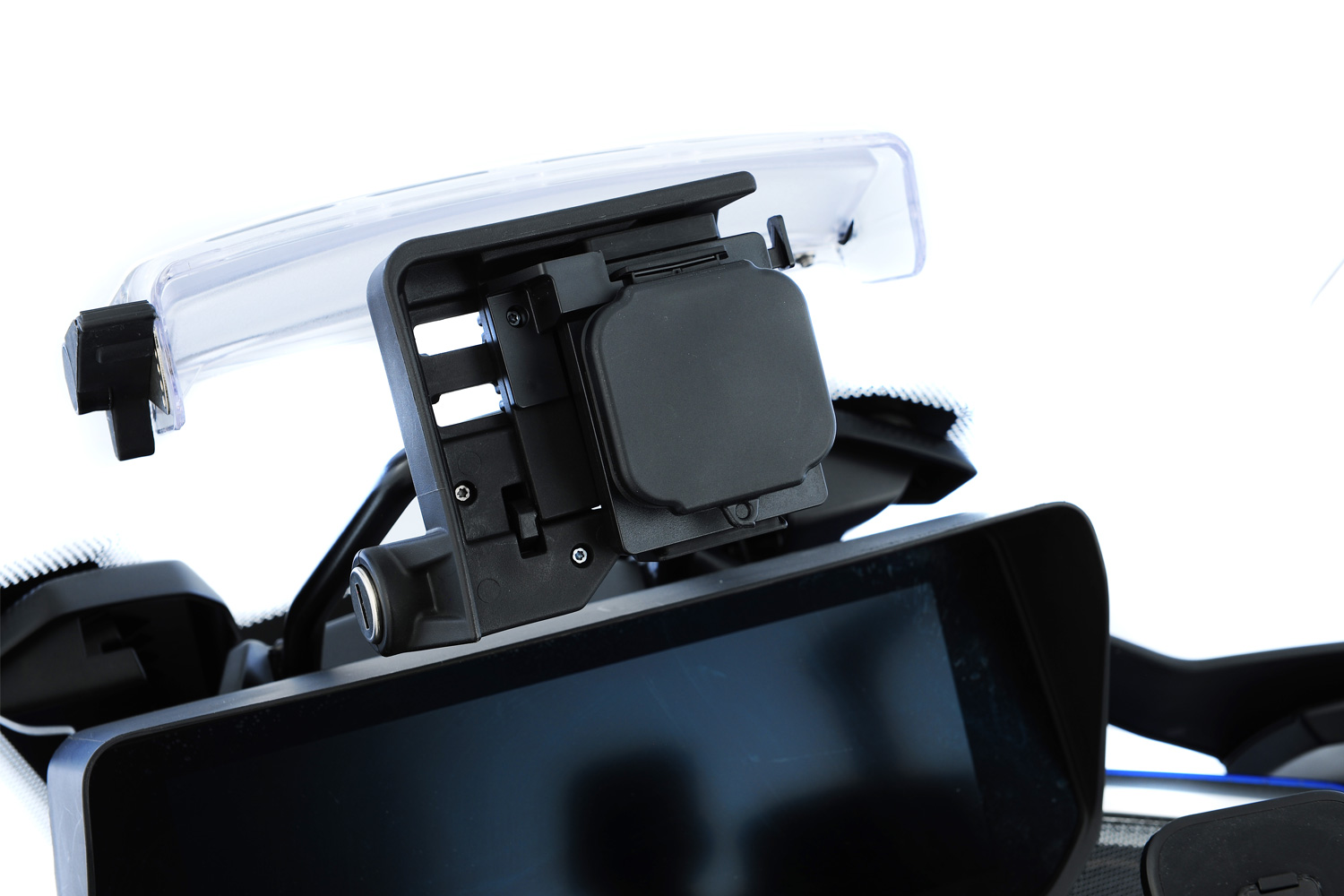 Adattatore Plug & Ride per Garmin zūmo XT2/XT3 su supporto di navigazione originale BMW