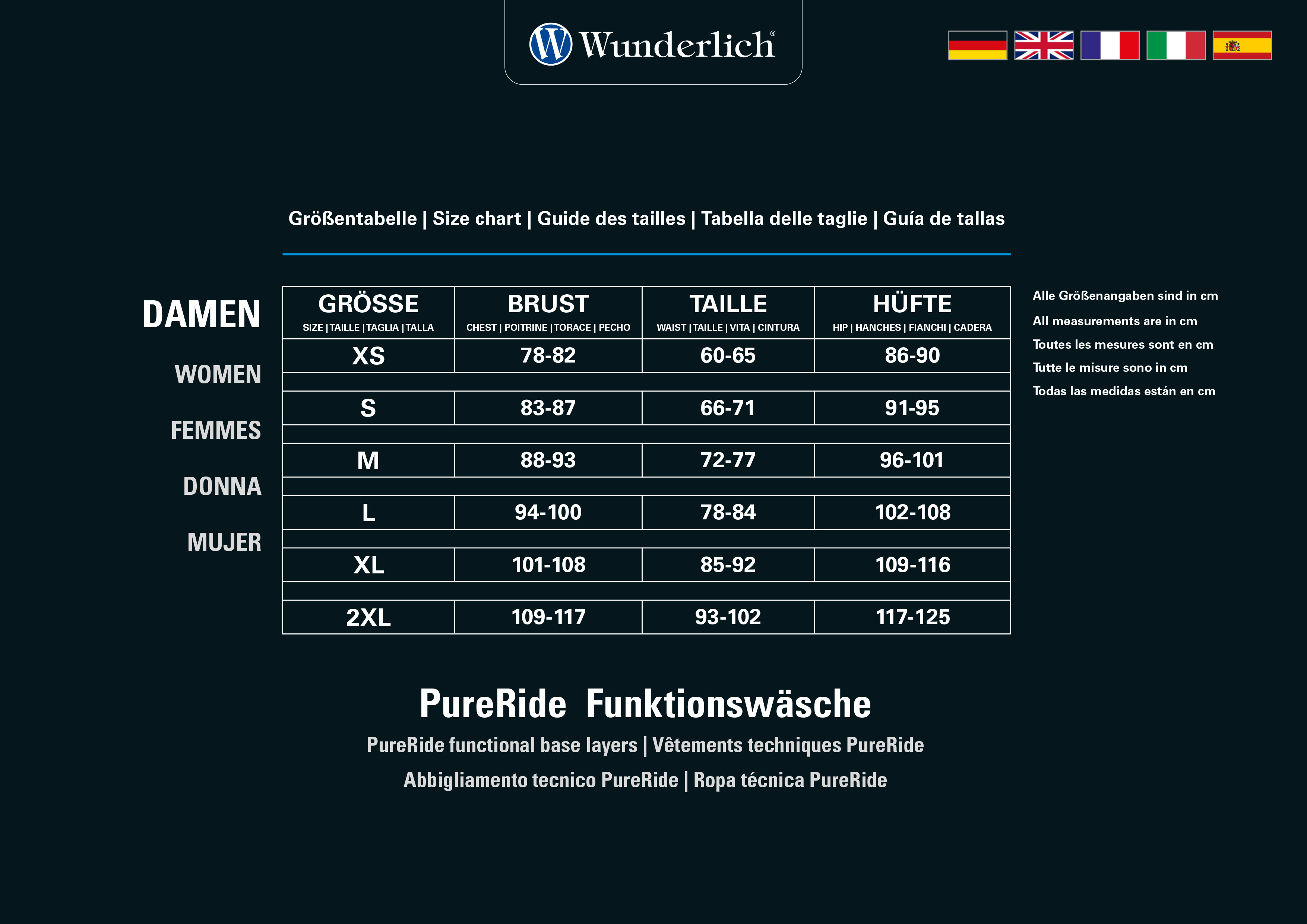 T-shirt fonctionnel à manches courtes Wunderlich PureRide pour femme