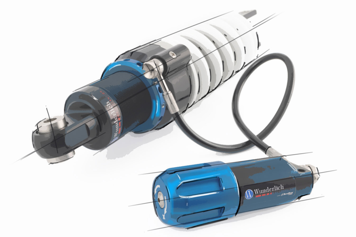 Wunderlich Suspension Federbein S4 + HPA