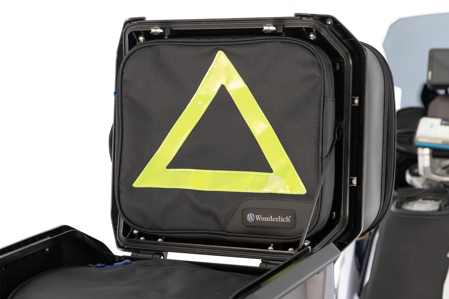 Sacoche intérieure de couvercle Wunderlich pour topcase aluminium BMW R 1300 GS et GS Adventure