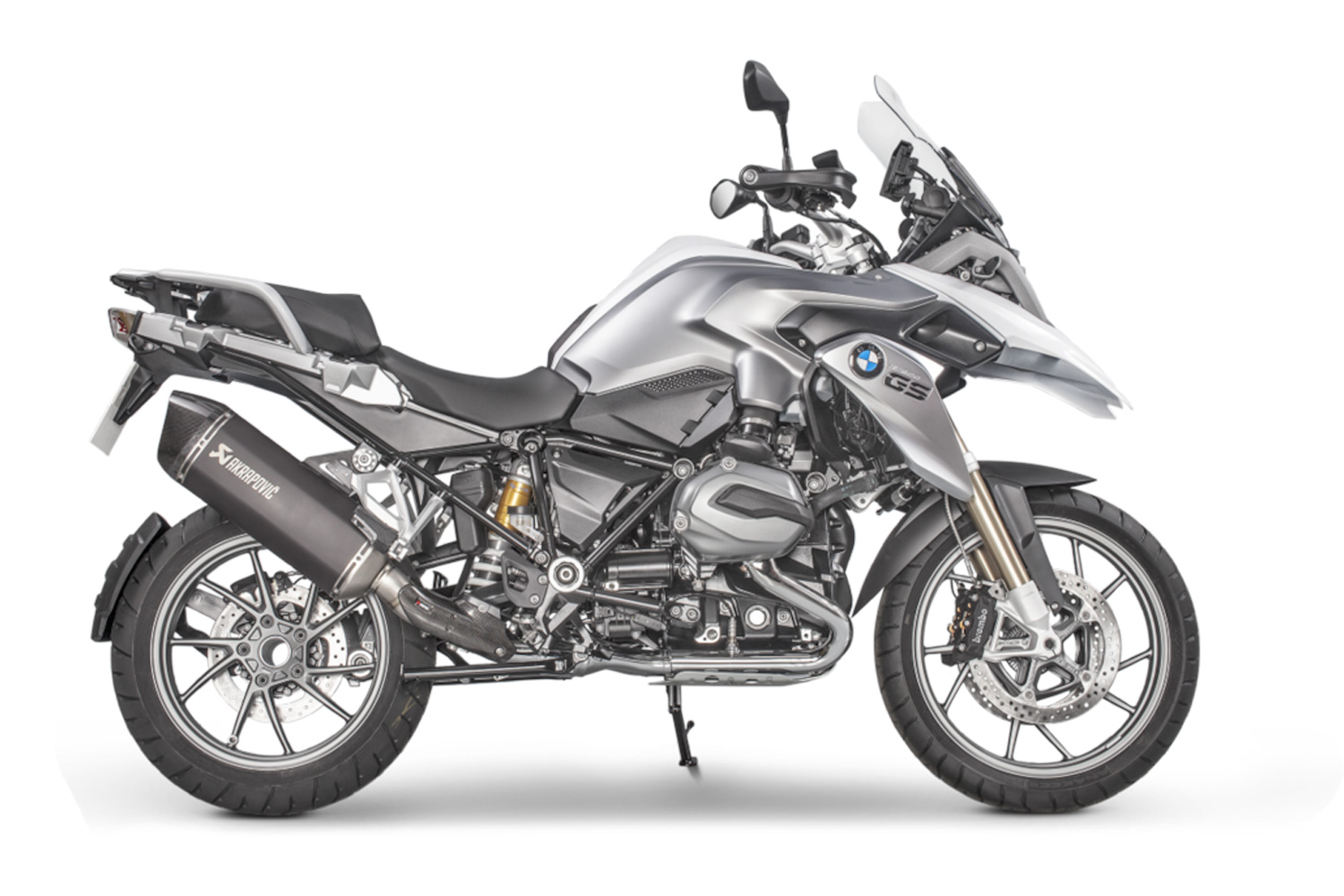 Système d'échappement sport Slip-On Akrapovic R 1200 GS LC & ADV