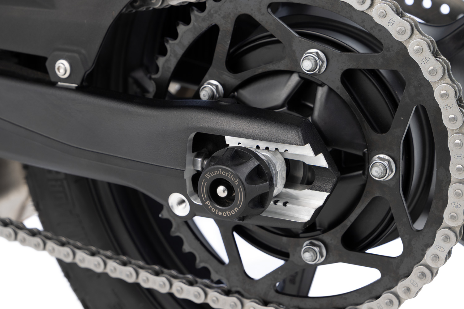 Wunderlich Achs-Schutzpads DOUBLESHOCK F 450 GS