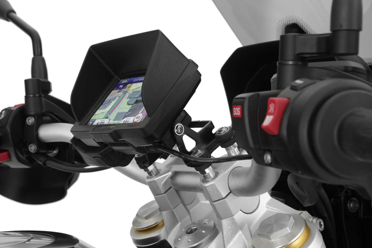 Wunderlich Rehausse de guidon  ERGO  pour modèles BMW avec GPS