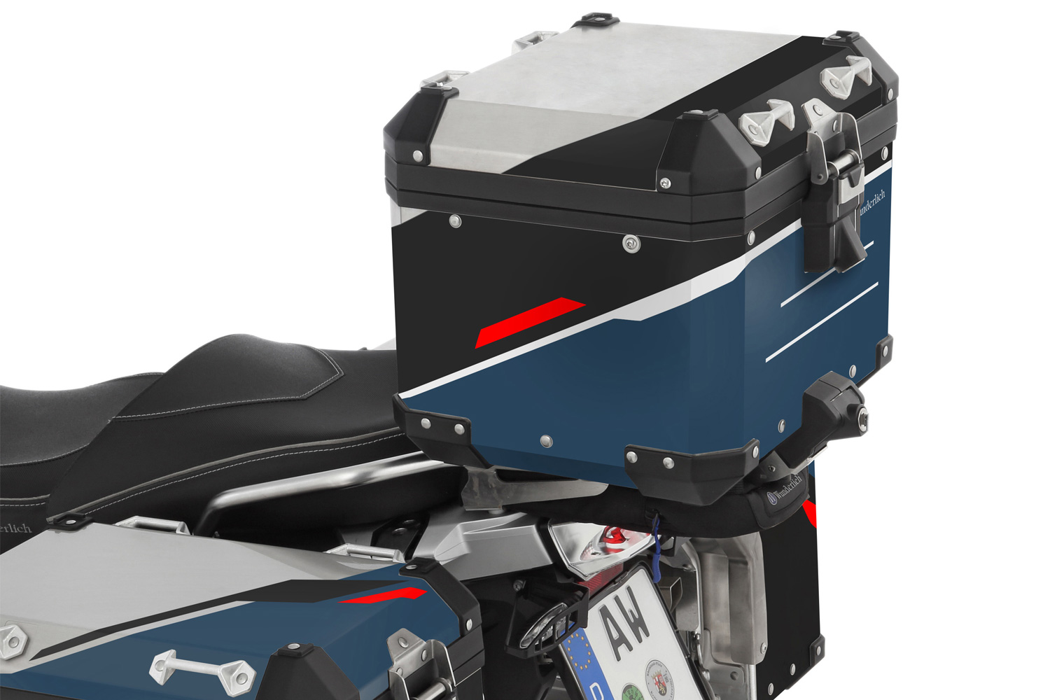 Película decorativa Wunderlich para Topcase de aluminio BMW