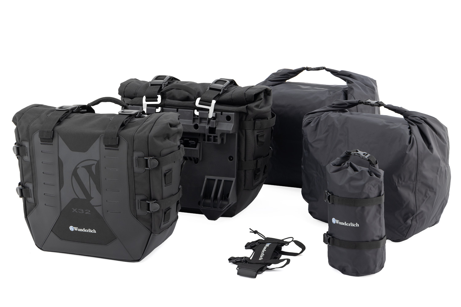 Wunderlich X luggage system side bag with carrier R 1300 R/RS