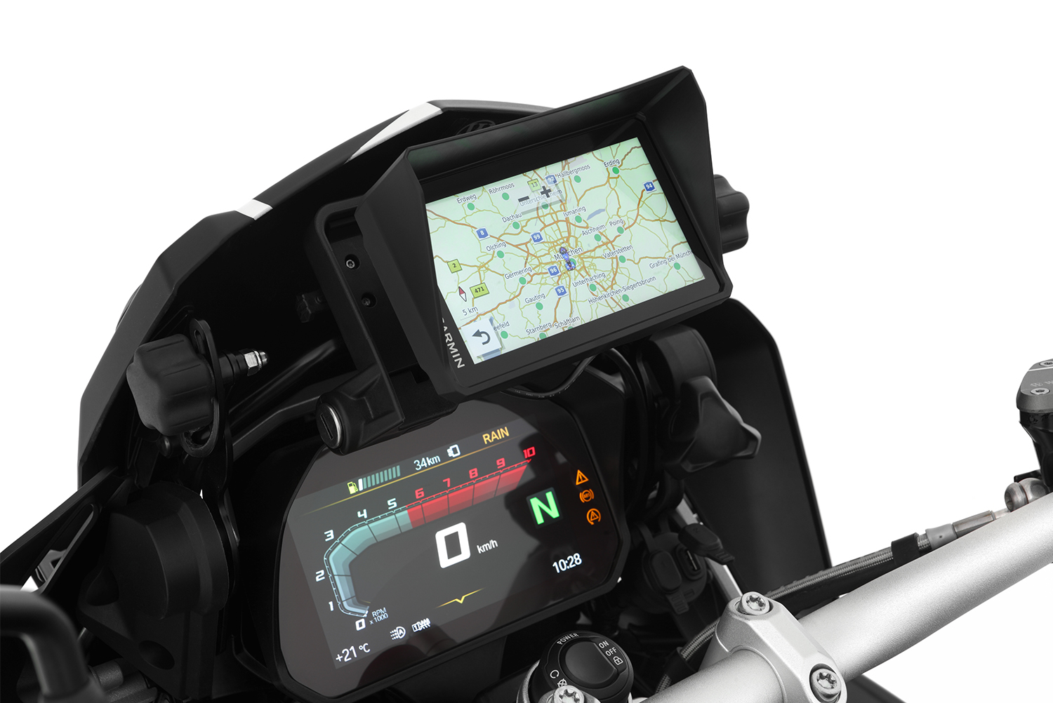 GPS (ensemble moto et voiture) Garmin zumo XT, noir - Temersit