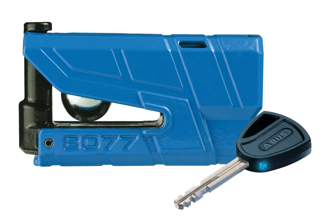 Candado moto con alarma 8077 Granit Detecto X-PLUS Azul