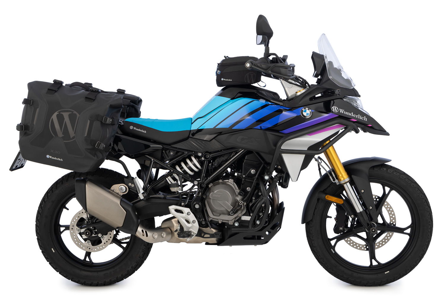 Wunderlich X-Gepäcksystem Seitentaschen Waterproof mit Träger F 450 GS