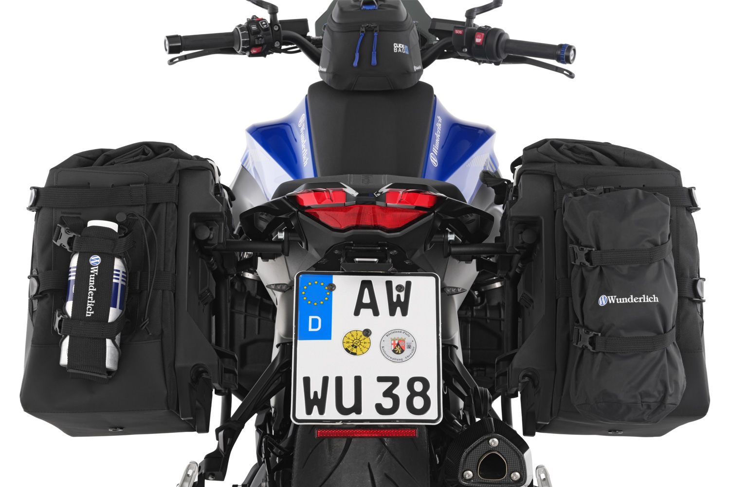 Wunderlich X luggage system side bag with carrier R 1300 R/RS