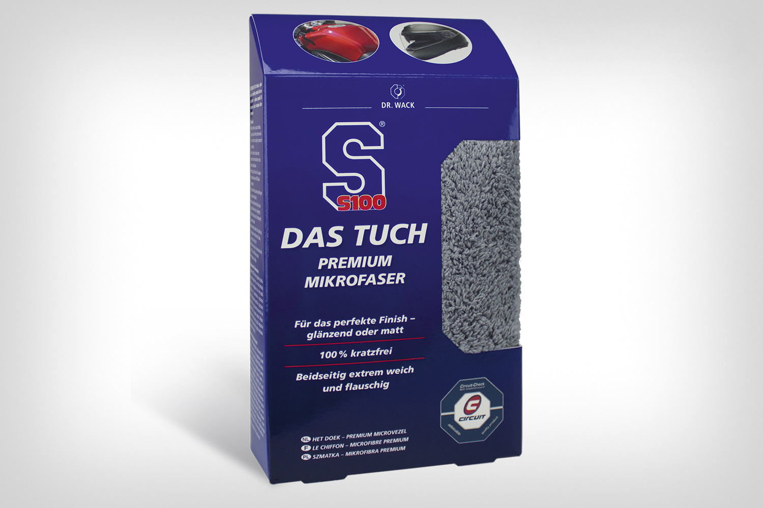 Panno lucidante professionale in microfibra S100 DAS TUCH