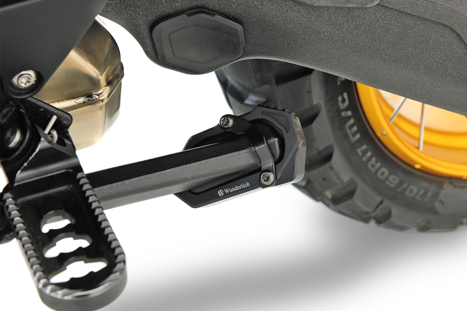 Wunderlich Seitenständer-Auflagevergrösserung R 1300 GS und GS Adventure mit Erhöhung