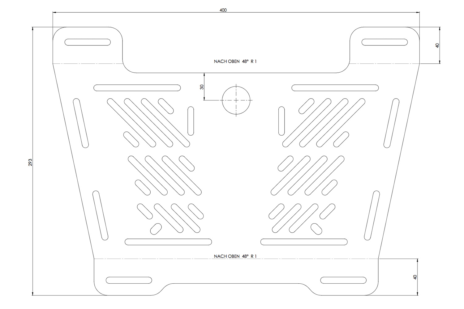 Extension universelle de porte-bagages arrière Small – Argent