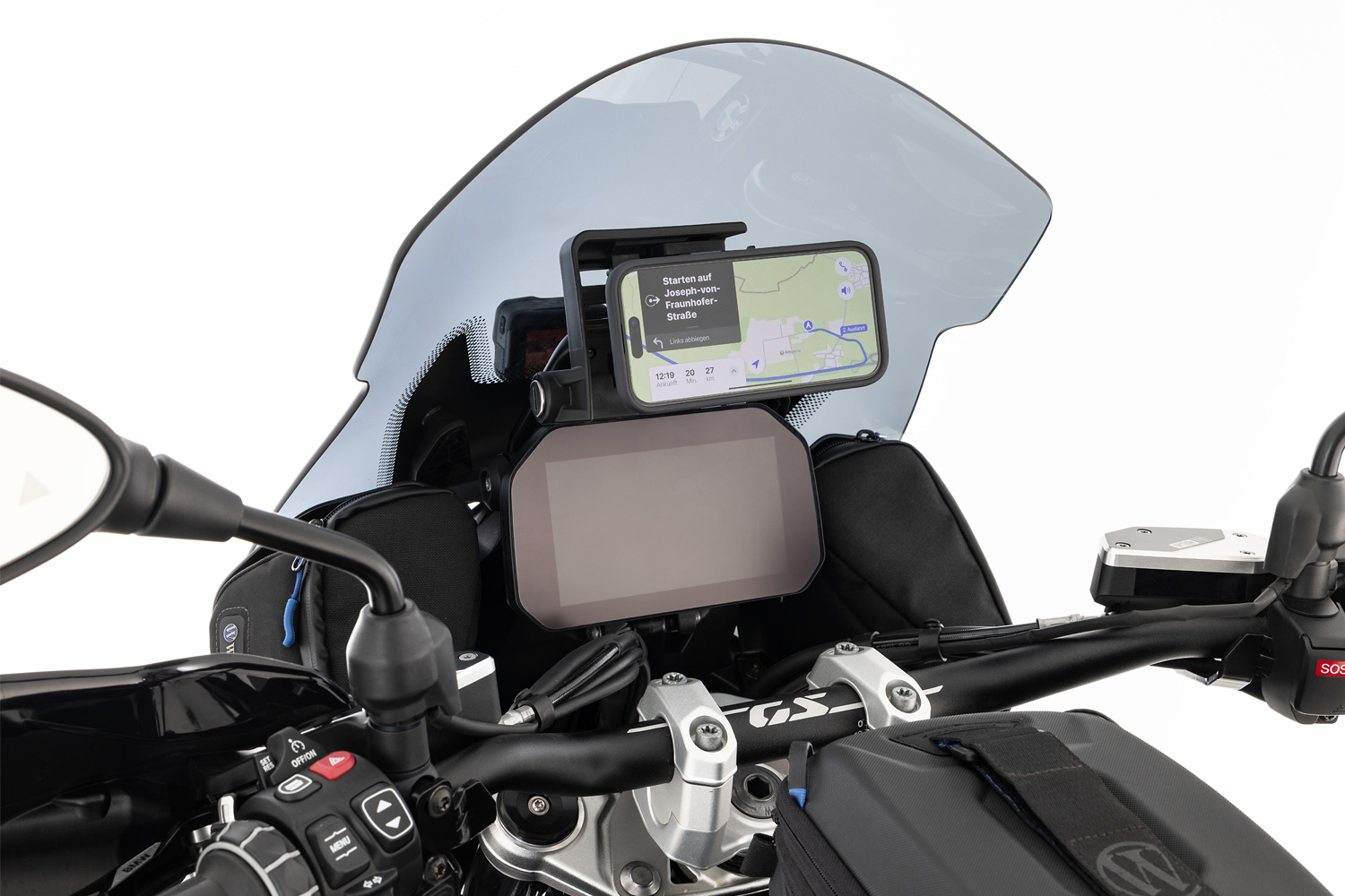 Wunderlich Gerätehalter für Original-Navi-Aufnahmen mit Peak Design Halterung