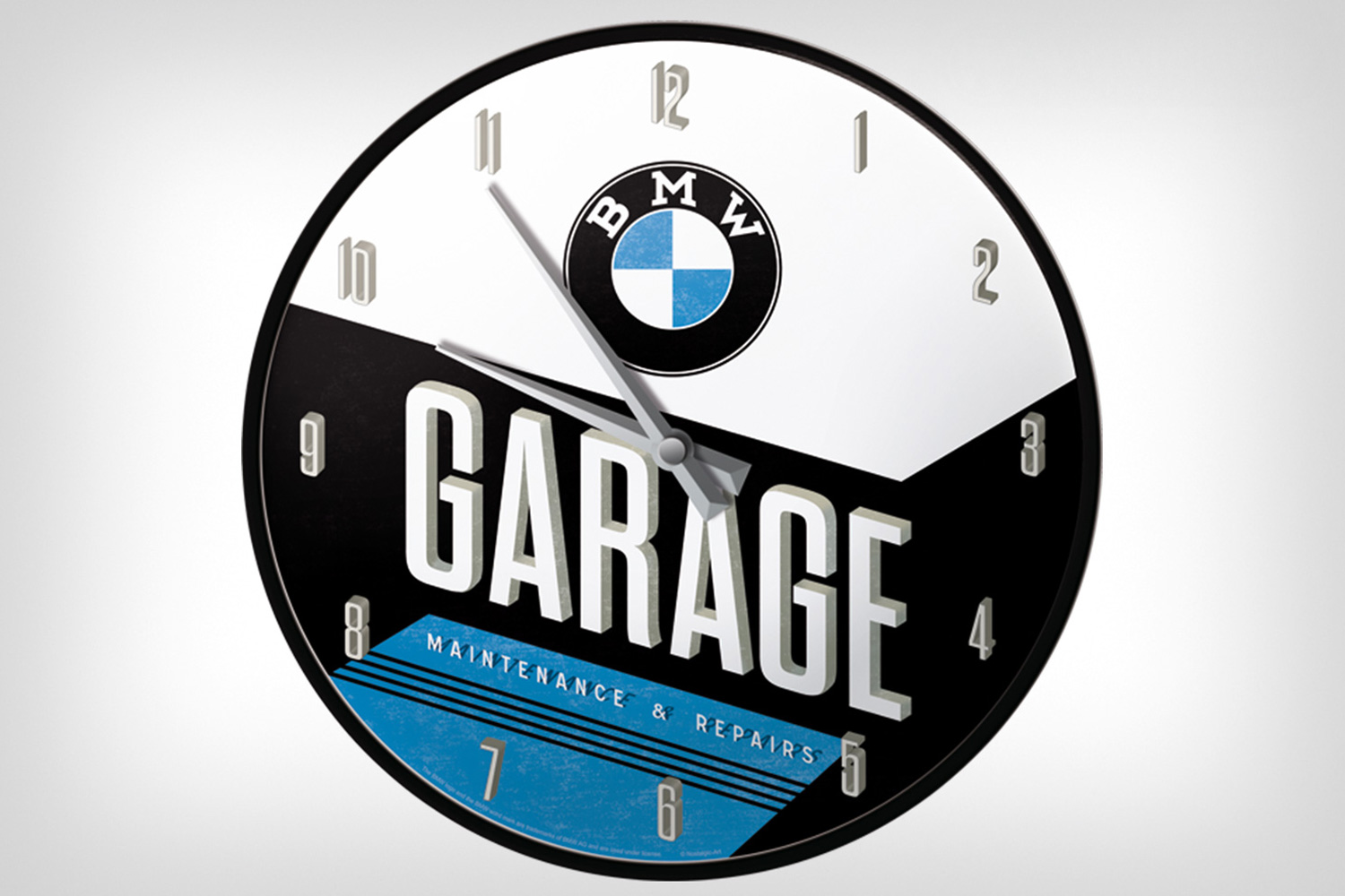 BMW Garage wall clock - Nostalgic Art