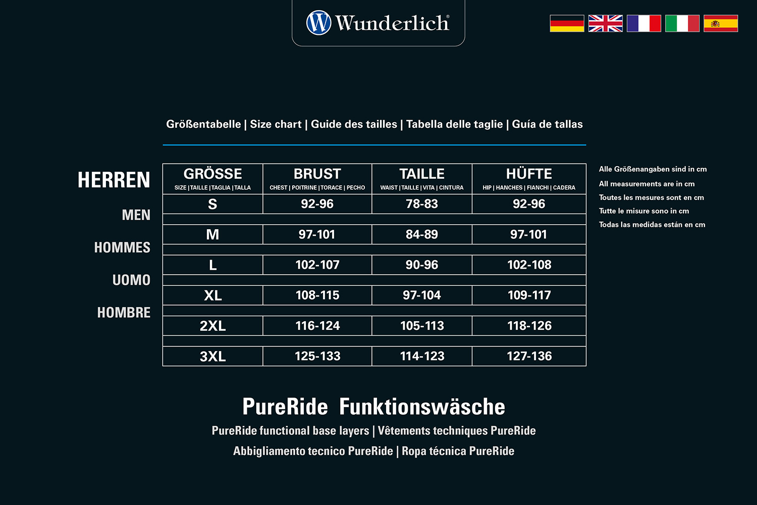 Wunderlich PureRide long-sleeve functional shirt for men