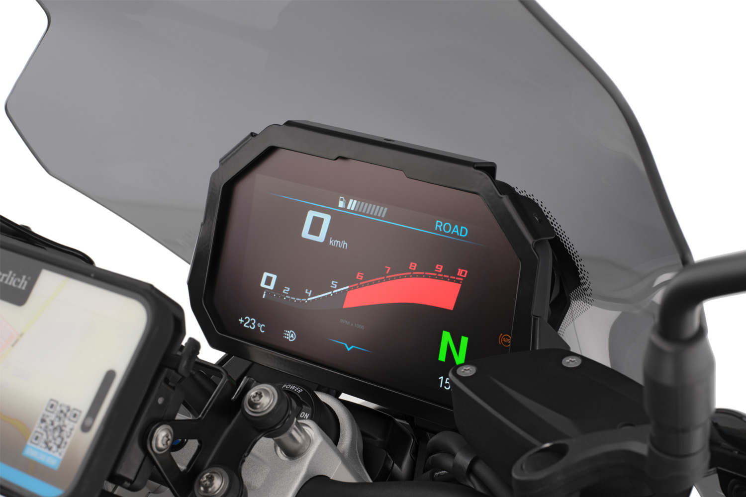 Wunderlich TFT-Display-Diebstahlschutz mit Blendschutz-Vorbereitung F 900 R