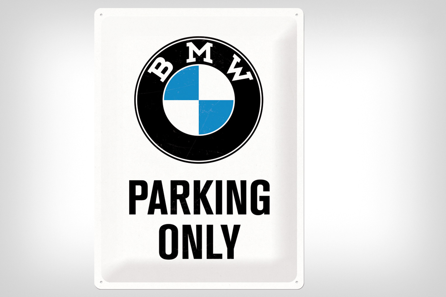 Metal sign BMW Parking Only 30 x 40 cm - Nostalgic-Art