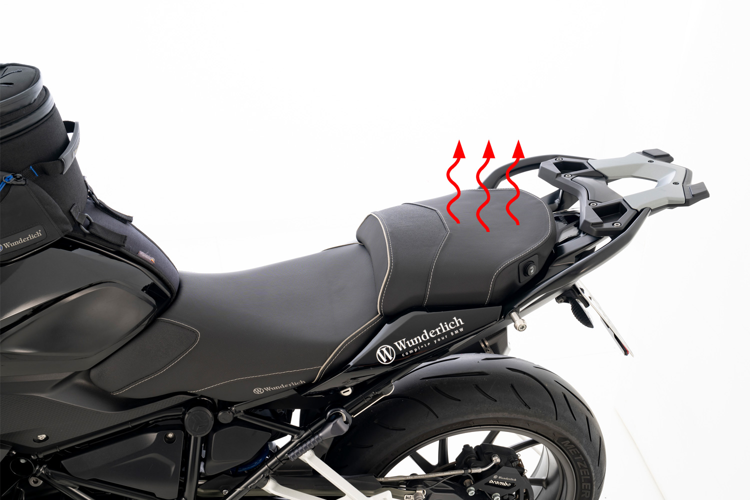 Wunderlich Asiento para pasajero AKTIVKOMFORT