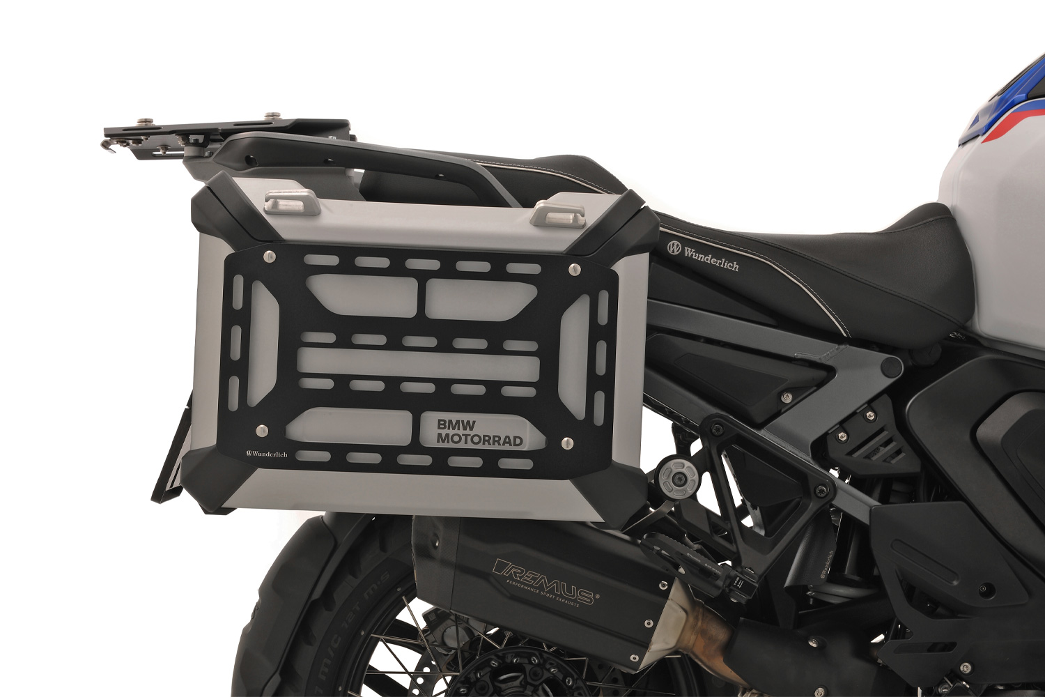 Supporto laterale per valigie in alluminio originali BMW R 1300 GS