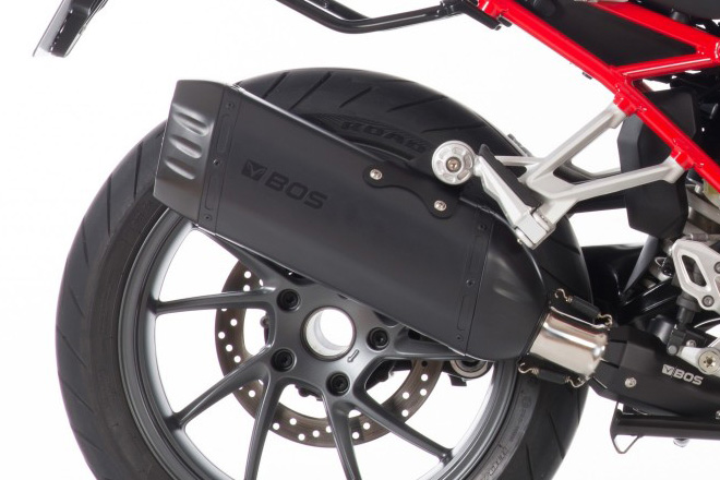 Silenciador trasero BOS Slip-On R 1200 R/RS LC «Desert Fox» (EURO 4)