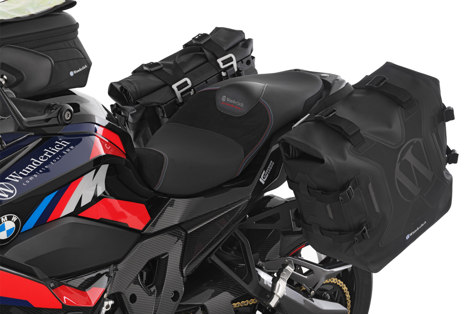 Wunderlich X-Gepäcksystem wasserfeste Seitentaschen mit Träger M 1000 XR