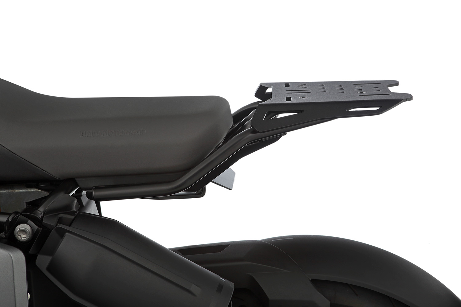 Porte bagage pour top-case d'origine BMW R1250RT - Wunderlich Argent