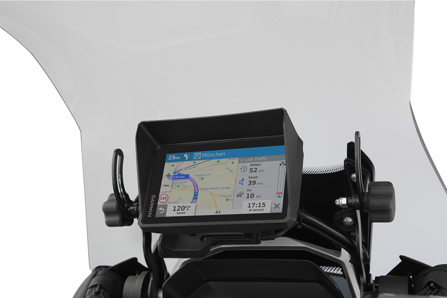 GPS Navigationsgerät Sonnenschutz: Navi Blendschutz bis 7 Zoll