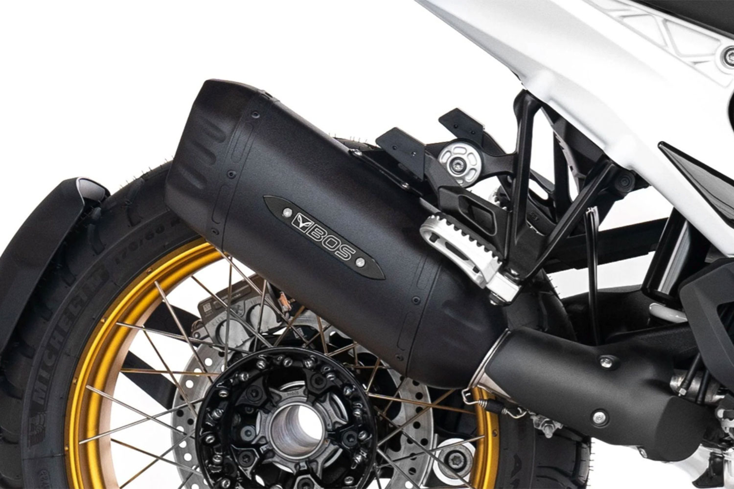 Silenciador trasero BOS Slip-On Desert Fox Double D (EURO 5+) R 1300 GS (Adventure)