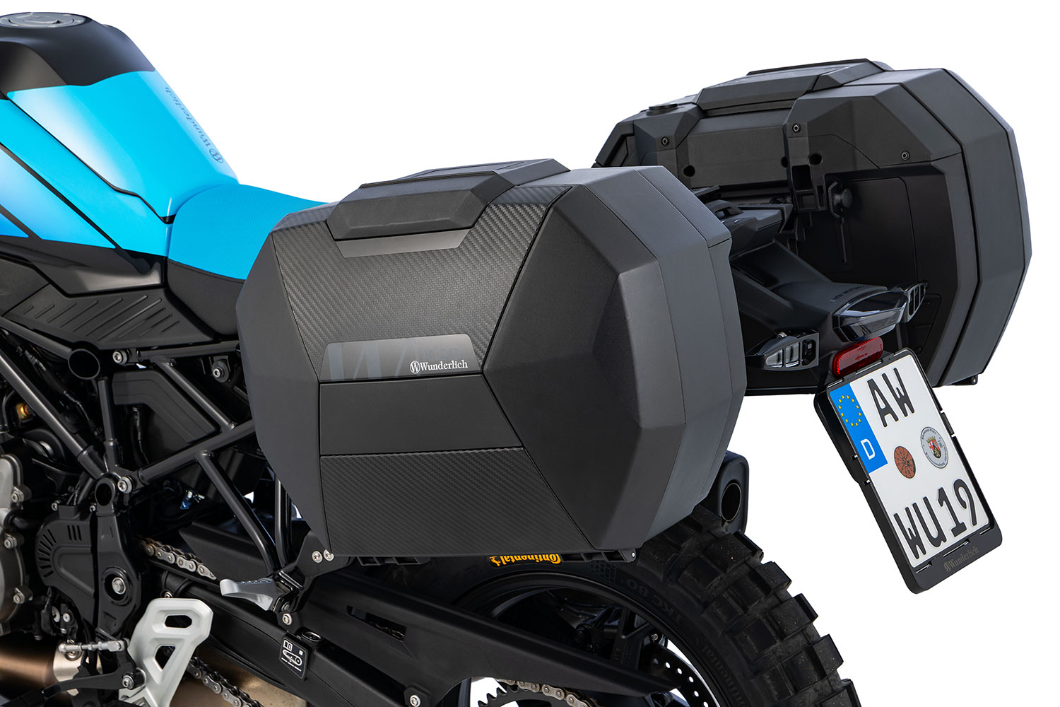 Sistema de equipaje Wunderlich X, maleta Vario con soporte F 450 GS